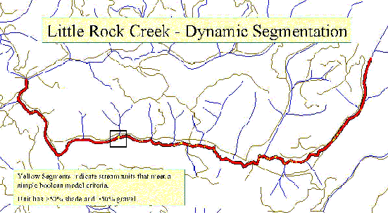 Example of Rock Creek DynSeg