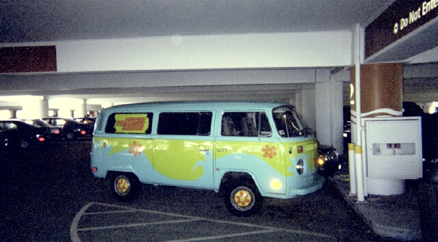 Scooby Doo Mystery Machine sighted at UCSB