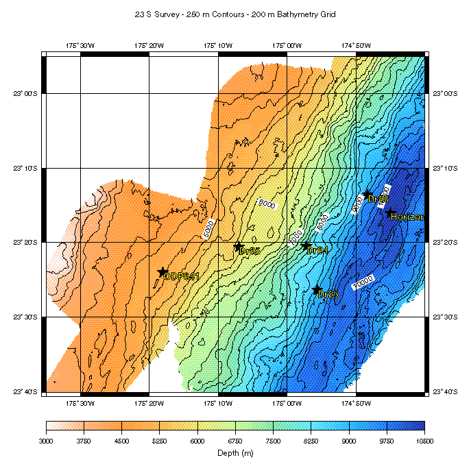 What Do The Colors Denote In A Bathymetric Chart